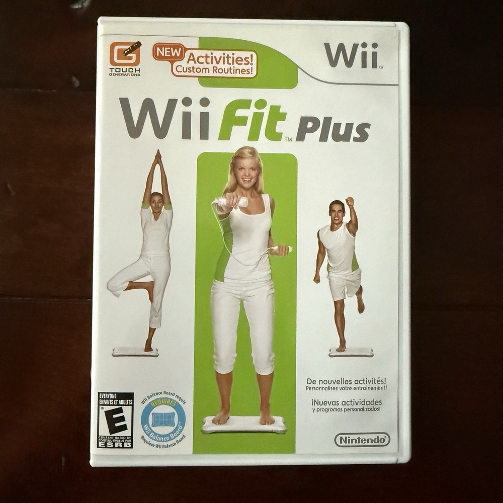 Wii Fit Plus Nintendo Wii 2009 - Game Only Complete w/ Manual